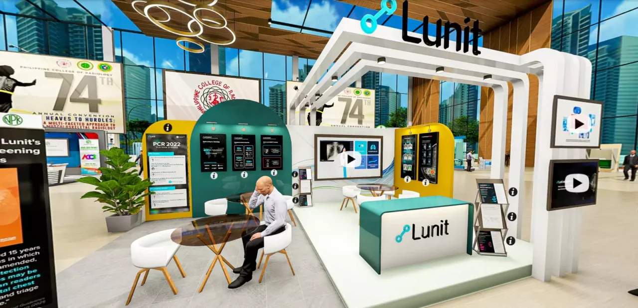 Booth design, Lunit exhibit, PCR 74th Annual Convention