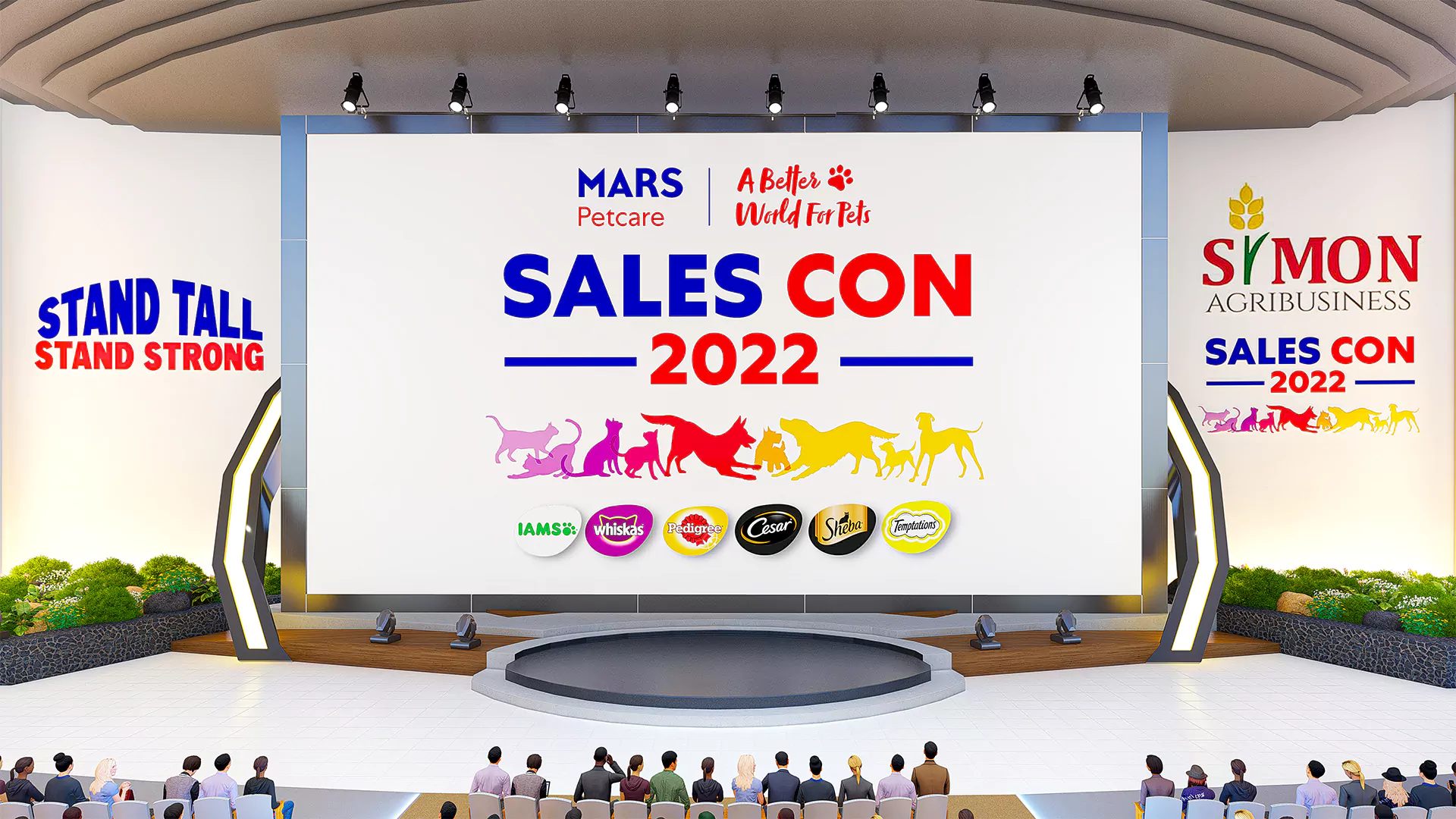 Presentation environment from MARS Petcare Sales Con 2022