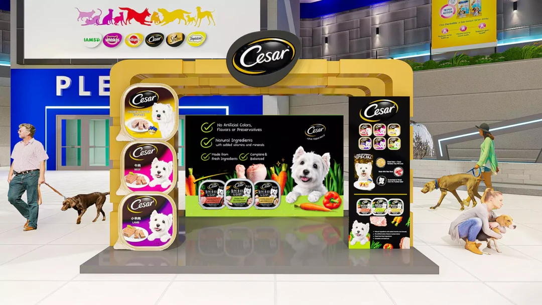 Cesar exhibit, MARS Petcare Sales Con 2022