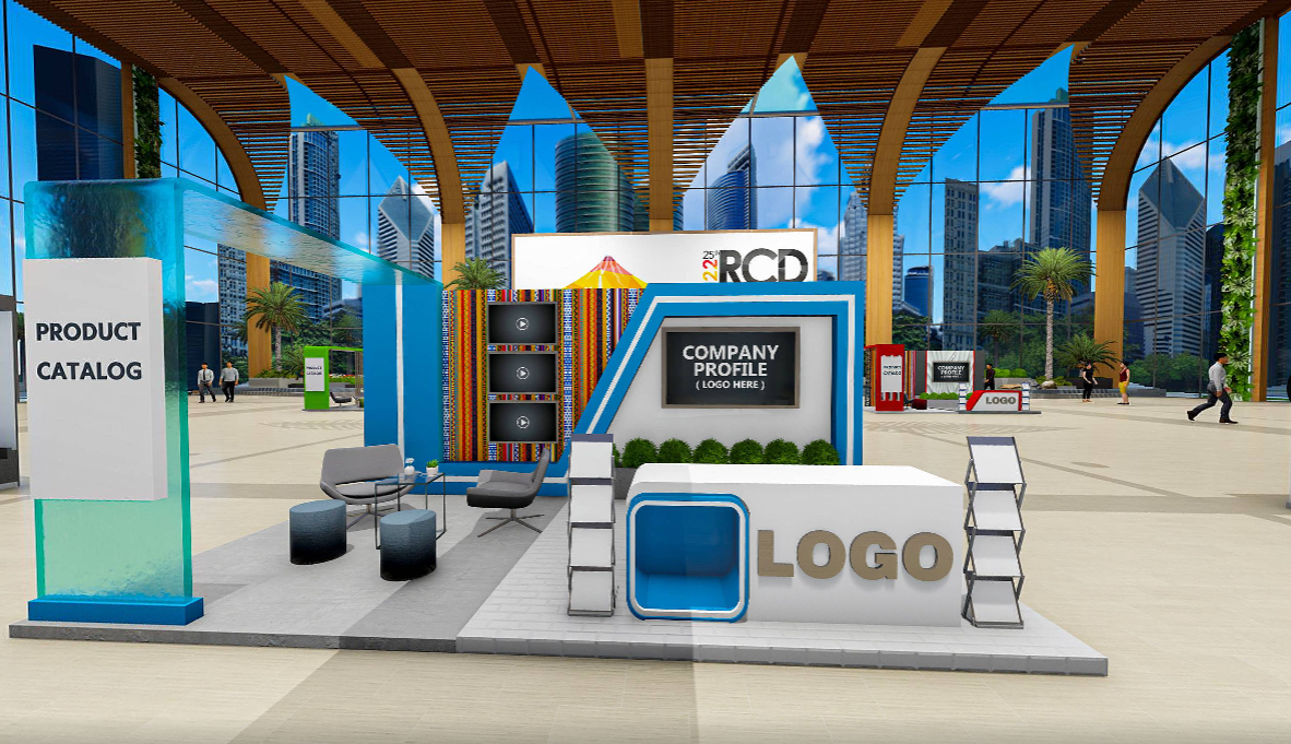 3D booth design 1